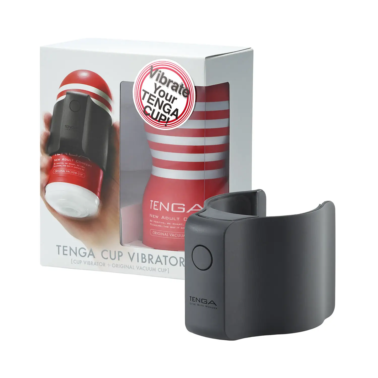 Tenga Cup Vibrator + Original Vacuum Cup Set (Limited Period Sale)