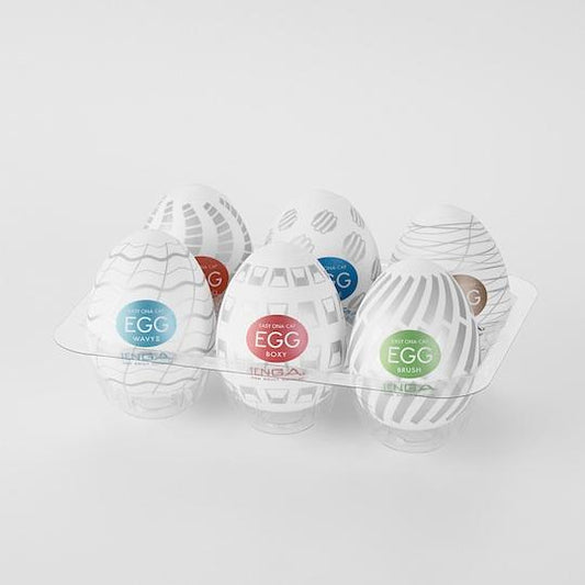 Tenga Egg New Standard Regular Strength Wavy II or Boxy or Brush or Tornado or Sphere or Silky II