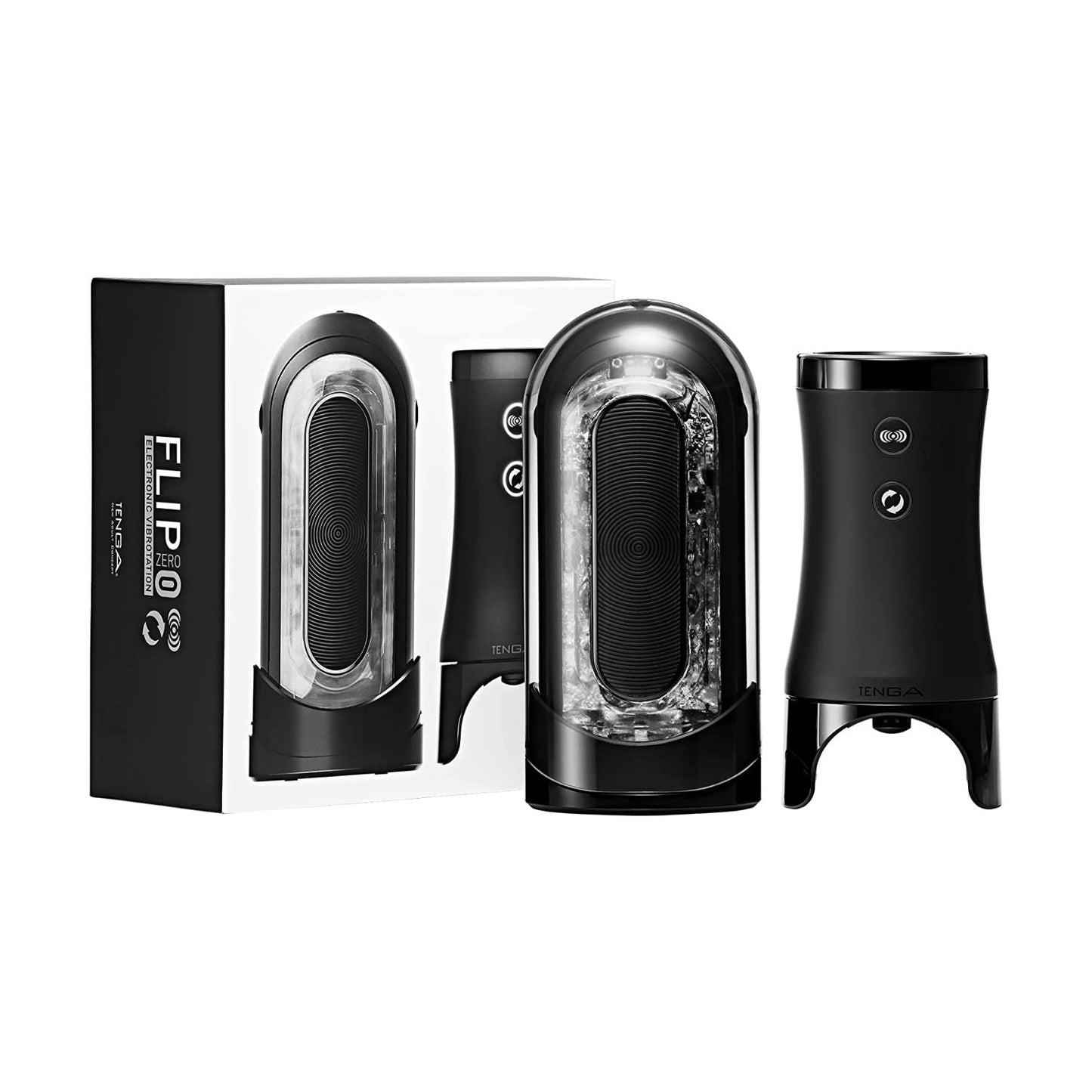 Tenga Flip Zero 0 Electronic Vibrotation Black (Rotation + Vibration Support)