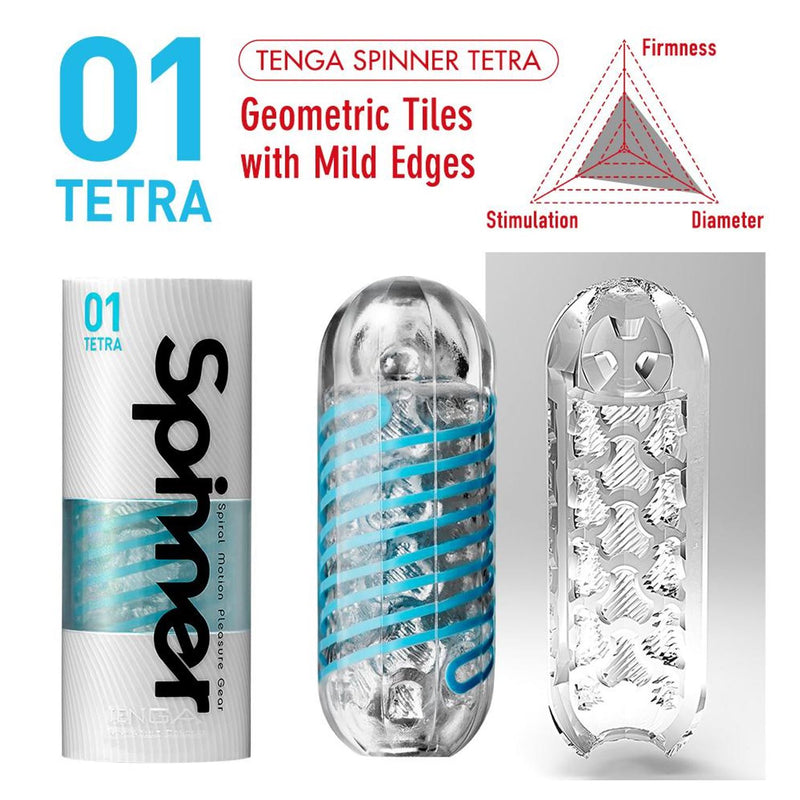 Tenga Spinner 01 Tetra or 02 Hexa or 03 Shell