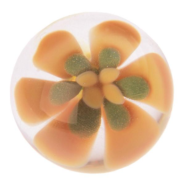 TLC Cyberglass Ben Wa Balls Blue Blossom or Yellow Blossom [Clearance*]