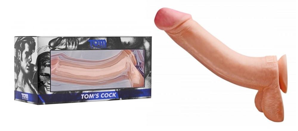 Tom of Finland Tom's Cock 12 Inch Suction Cup Dildo (New Packaging)