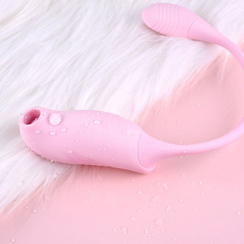 Erocome Tucana Dual Clitoral Stimulator Deep Rose and Pink (Limited Period Sale)