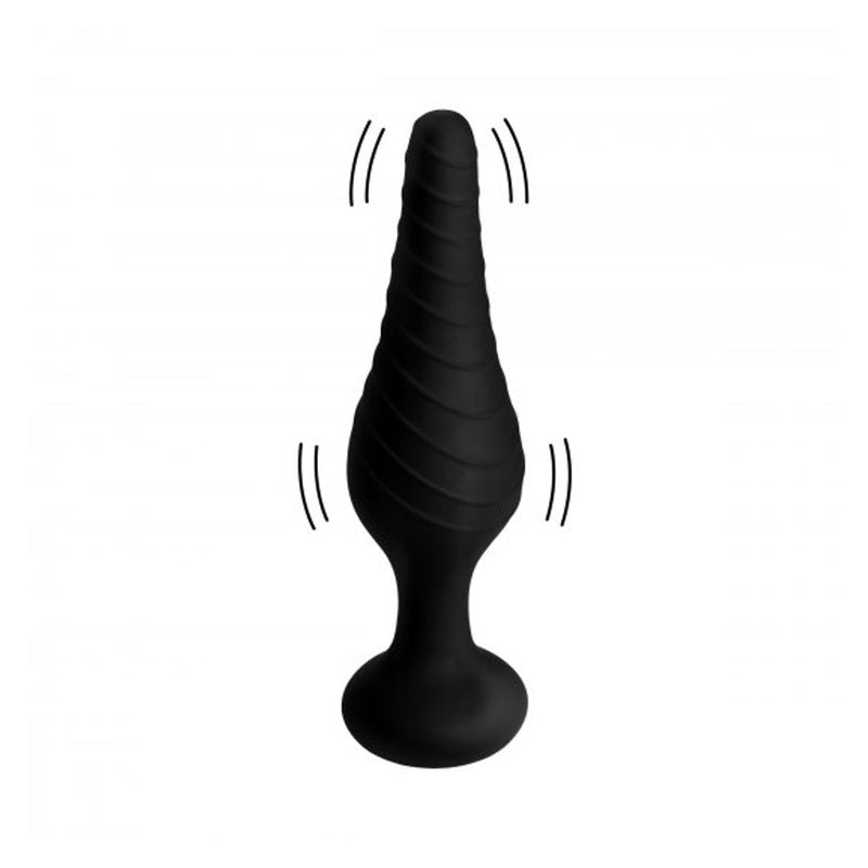 Under Control Silicone Vibrating Anal Plug With Remote Control [Clearance SALE*)