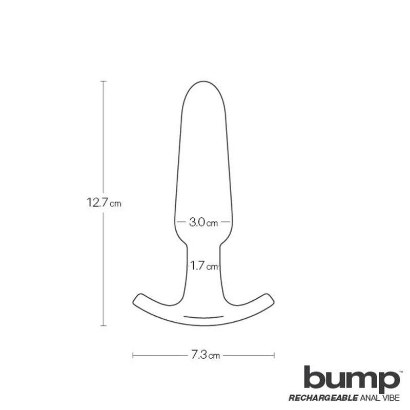 Vedo Bump Rechargeable Silicone Anal Vibe Just Black