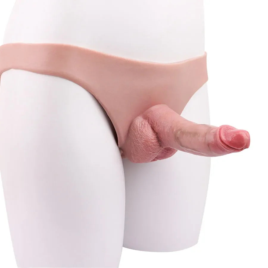 Steven Silicone Strap-on Hollow Penis Briefs 6.22inch