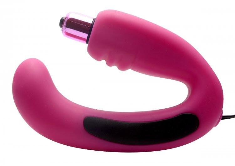 Zeus Nocturna Rose Vibrating Silicone Electro G-Seeker [Clearance SALE*]