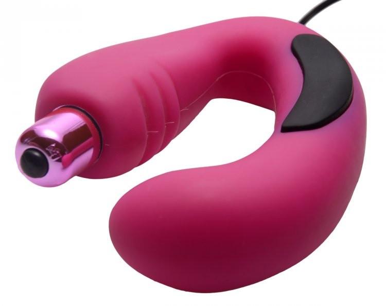 Zeus Nocturna Rose Vibrating Silicone Electro G-Seeker [Clearance SALE*]