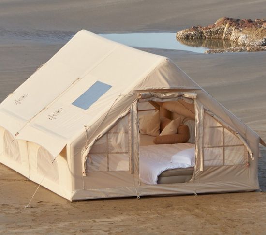12m² Camping Tent: Waterproof Inflatable, Instant Setup for 5-6 People - Image 4