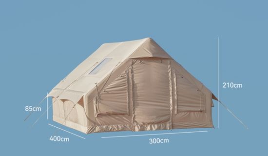 12m² Camping Tent: Waterproof Inflatable, Instant Setup for 5-6 People - Image 5