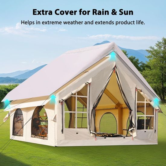 2025 Upgraded 100% Waterproof Inflatable Camping Tent - Image 4