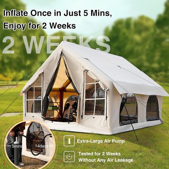 2025 Upgraded 100% Waterproof Inflatable Camping Tent - Image 5